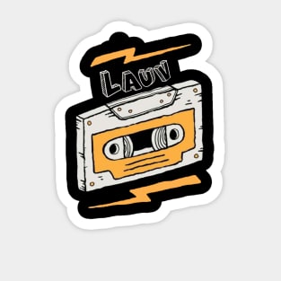 Vintage -Lauv Sticker